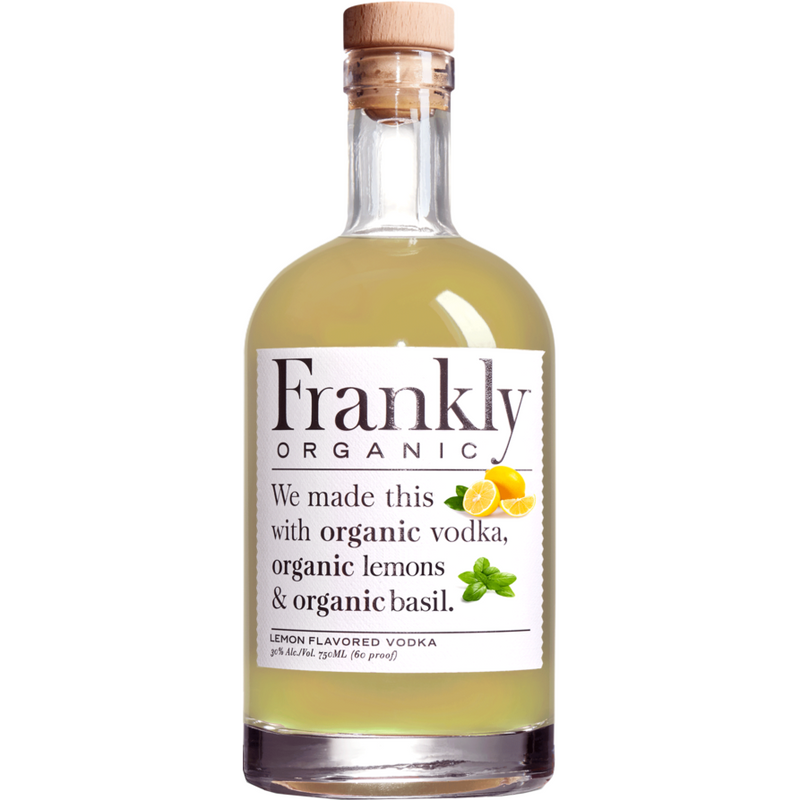 Frankly Organic Vodka Lemon Basil