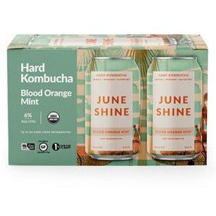 Juneshine Blood Orange Mint Hard Kombucha